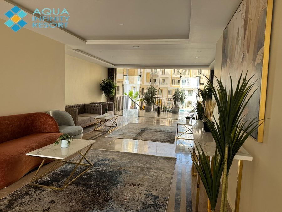 Aqua Infinity Resort — posedenie v lobby