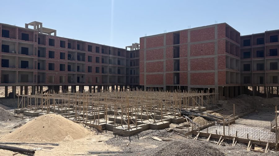 AQUA ORGWAN Resort under construction, August 2026