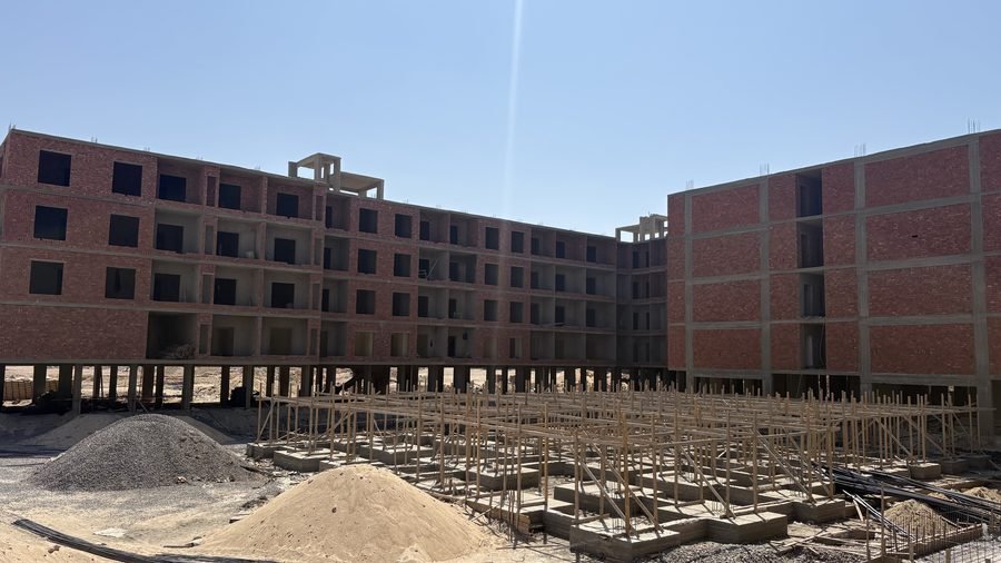 AQUA ORGWAN Resort under construction, August 2026